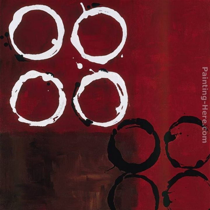 Laurie Maitland Red Circles I